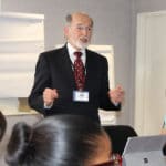 David Marshall speaking to a group of lawyers in Botswana