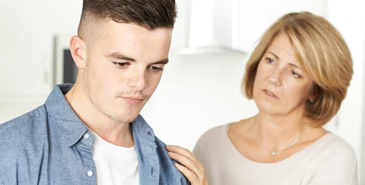 Mother Worried About Unhappy Teenage Son