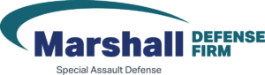 marshall defense firm logo with special assault defense tag