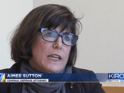 Aimée Sutton interview on KIRO 7 TV News