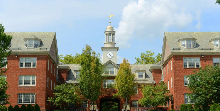 Wayland Hall in Brown University, Providence, Rhode Island